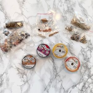 Jewelry Beading Supplies Mix Bag | SOLD AS LOT